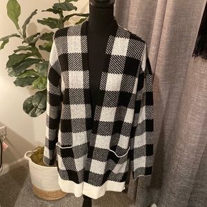 Plaid Cardigan (NWOT)